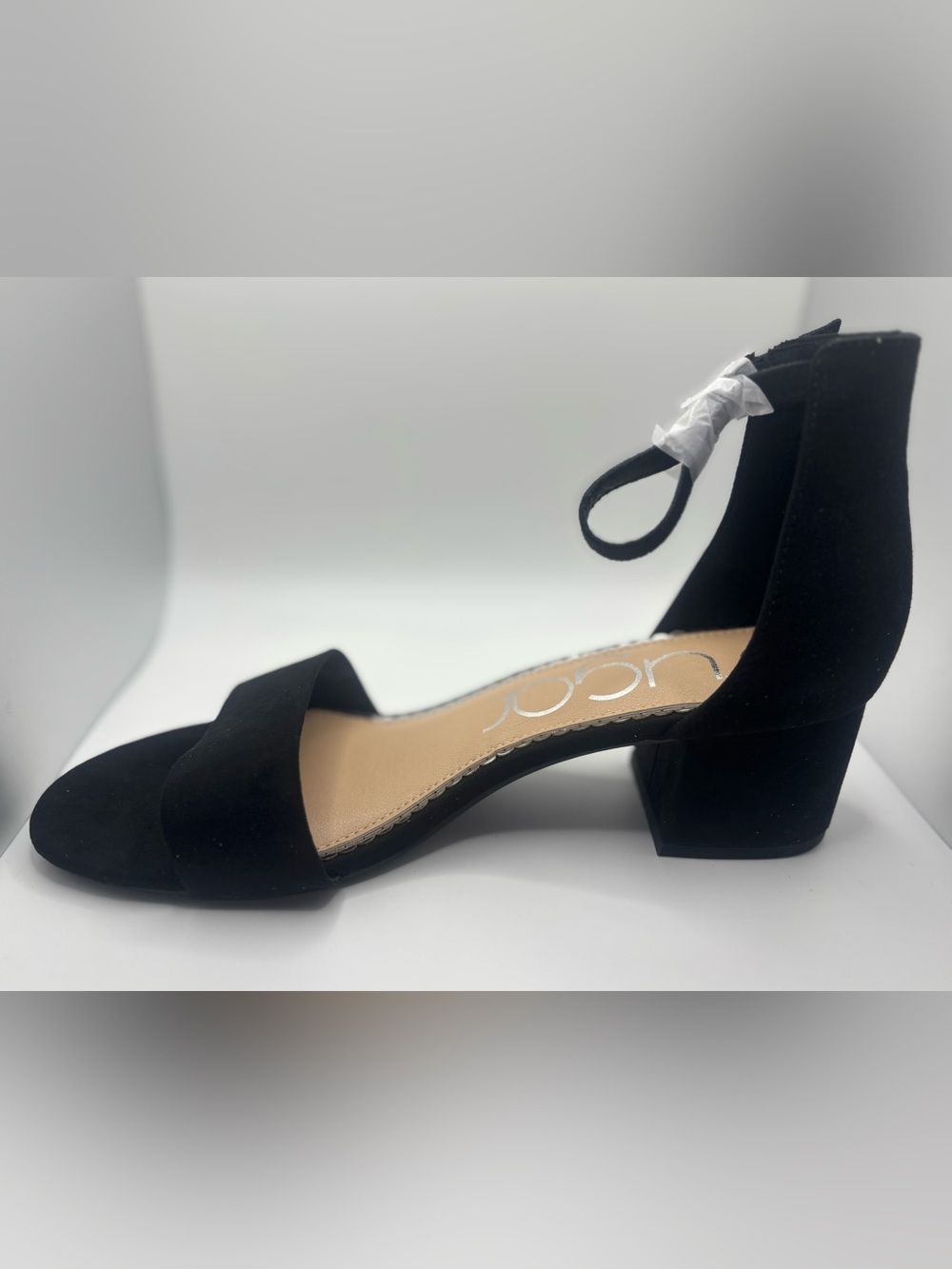 Women’s Sugar Noelle 7 Low Dress Sandal Size 9.5M Black - Picture 4 of 9